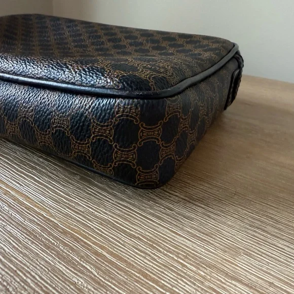 Celine Black and Brown Toiletry Bag - Picture 7 of 10